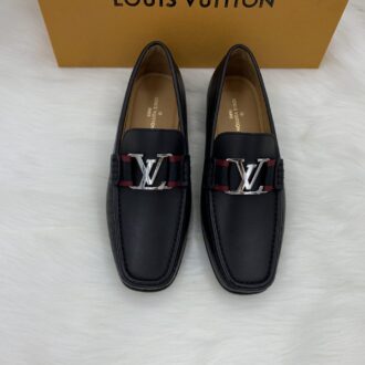 Giày lười Louis Vuitton like au đế cao tag đỏ GLLV11