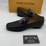 Giày lười Louis Vuitton like au đế cao tag đỏ GLLV11