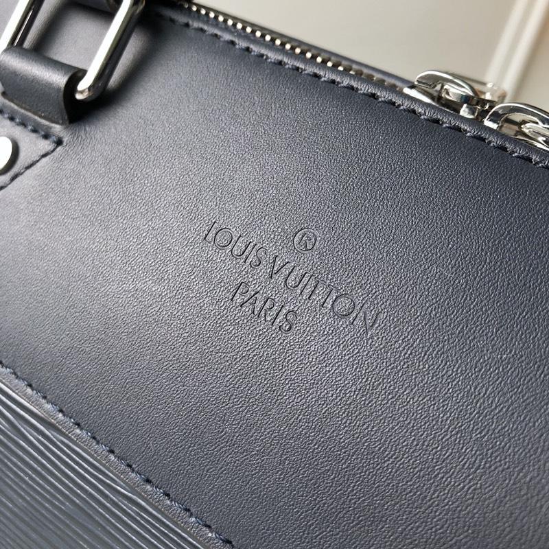 Túi xách nam Louis Vuitton họa tiết da epi màu xanh TXLV10