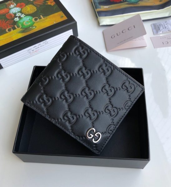 Ví nam Gucci siêu cấp bỏ túi họa tiết dập logo VNG93
