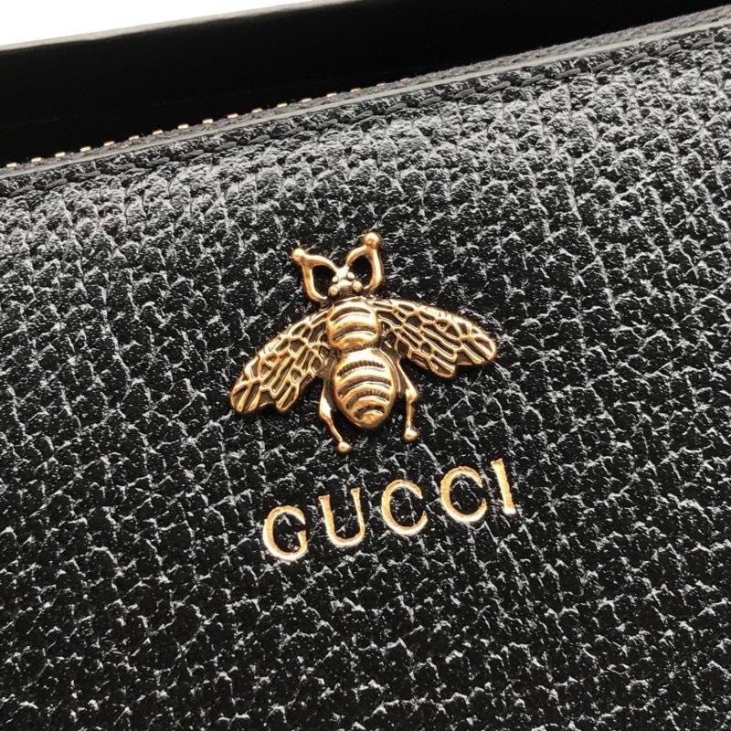 Ví nam Gucci siêu cấp khóa kéo họa tiết gucci ong VNG92