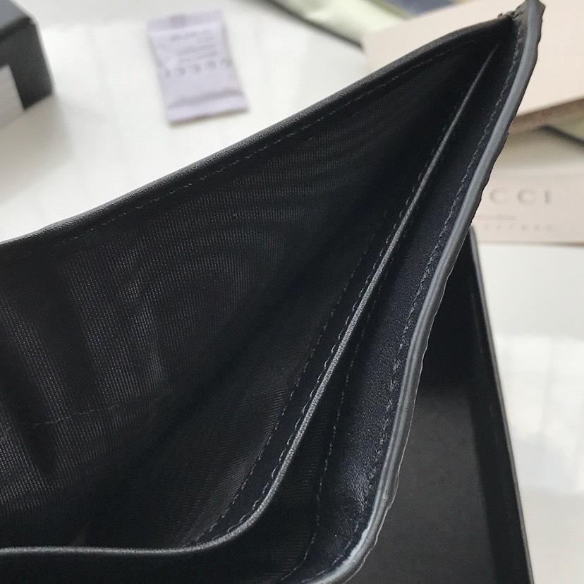 Ví nam Gucci siêu cấp họa tiết logo dập viền kẻ đỏ VNG87