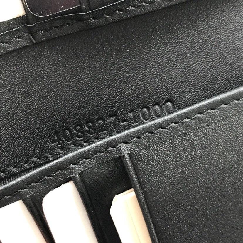 Ví nam Gucci siêu cấp họa tiết logo dập viền kẻ đỏ VNG87