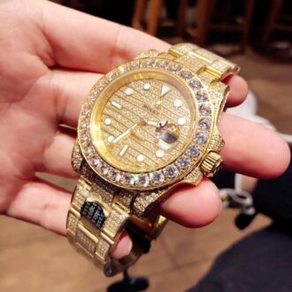 dong ho rolex nam mat tron day dinh da DHR12 (9)