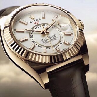 dong ho rolex nam mat tron vien ranh day da DHR03 (3)