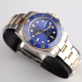 dong ho rolex nam mat tron xanh DHR02 (7)