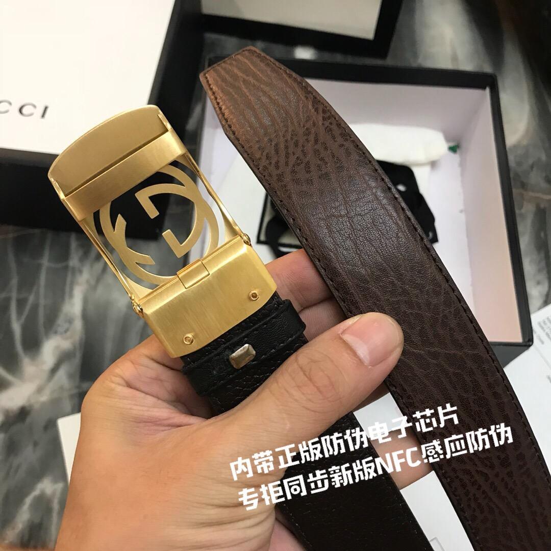 Thắt lưng nam Gucci siêu cấp mặt khóa họa tiết hoa TLGC72