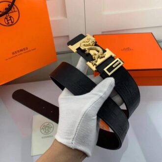 Thắt lưng nam Hermes siêu cấp họa tiết rồng TLH40