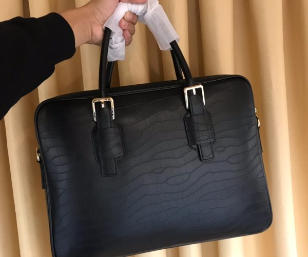 Túi xách nam Versace siêu cấp họa tiết da dập vân TXVS06