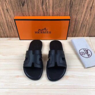 Dép Hermes nam bản siêu cấp họa tiết viền đan DNH25