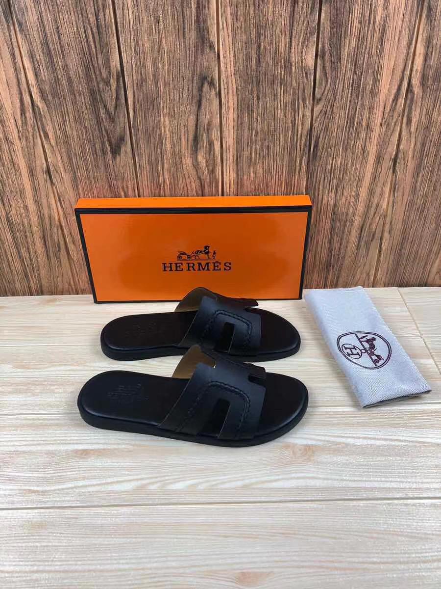 Dép Hermes nam bản siêu cấp họa tiết viền đan DNH25