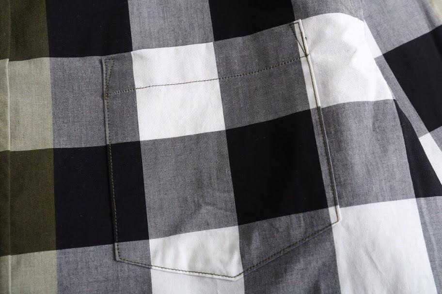 Áo sơ mi Burberry nam siêu cấp họa tiết màu xanh dương AOB08