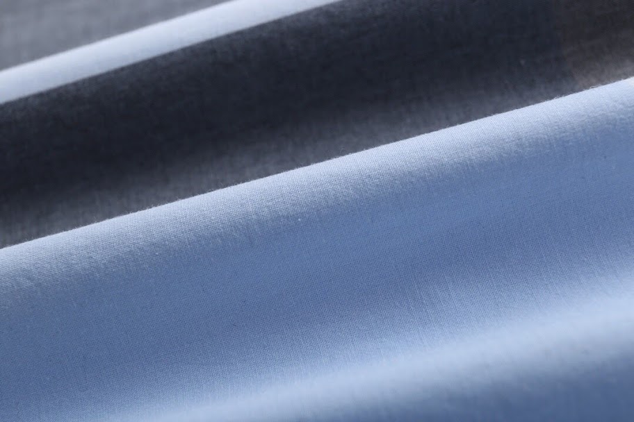 Áo sơ mi Burberry nam siêu cấp họa tiết màu xanh dương AOB08