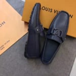 Giày lười Louis Vuitton like auth họa tiết da ráp GLLV104