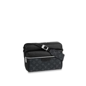 Túi đeo chéo Louis Vuitton siêu cấp họa tiết hoa đen TDCLV11