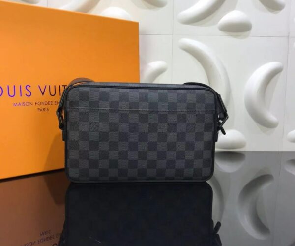 Túi đeo chéo Louis Vuitton like au họa tiết caro hình hộp TDCLV10
