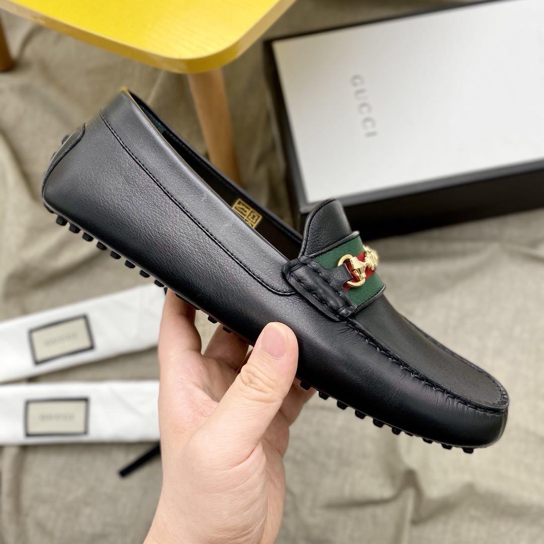 Giày lười Gucci like au họa tiết logo nhỏ GLGC58