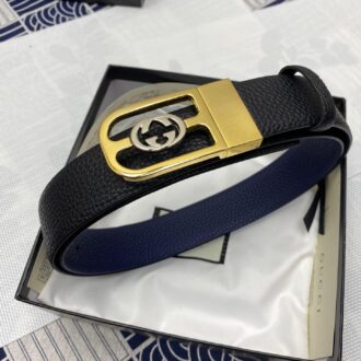 Thắt lưng nam Gucci siêu cấp mặt khóa chữ U logo nhỏ TLGC75