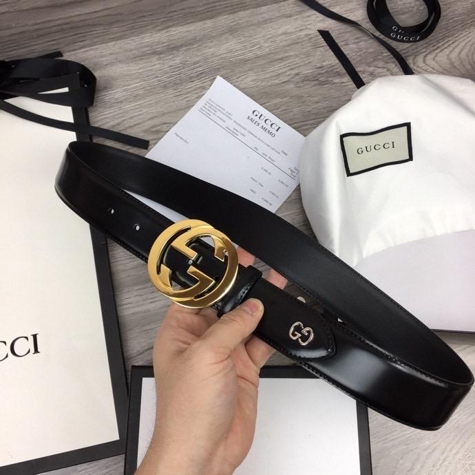 Thắt lưng nam Gucci siêu cấp họa tiết chữ G kép tròn TLGC77