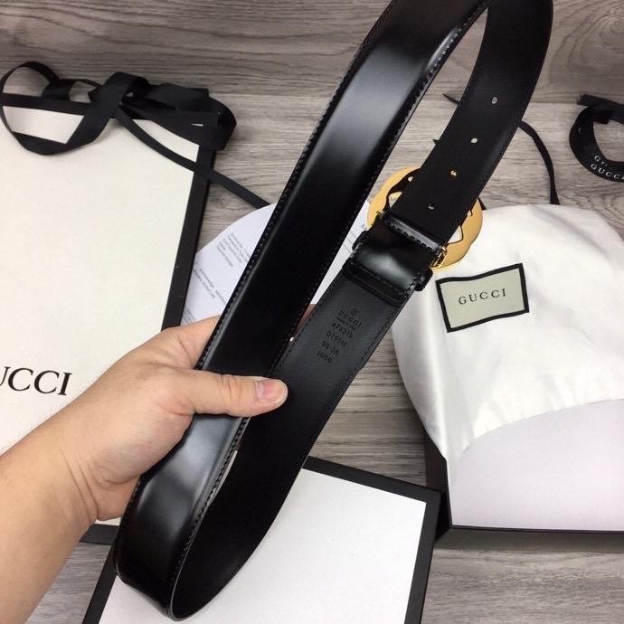 Thắt lưng nam Gucci siêu cấp họa tiết chữ G kép tròn TLGC77