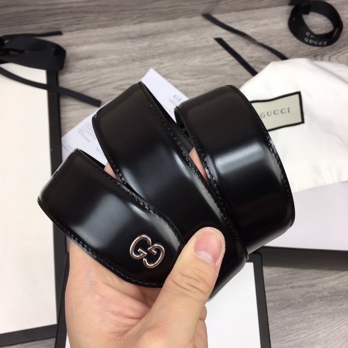 Thắt lưng nam Gucci siêu cấp họa tiết chữ G kép tròn TLGC77