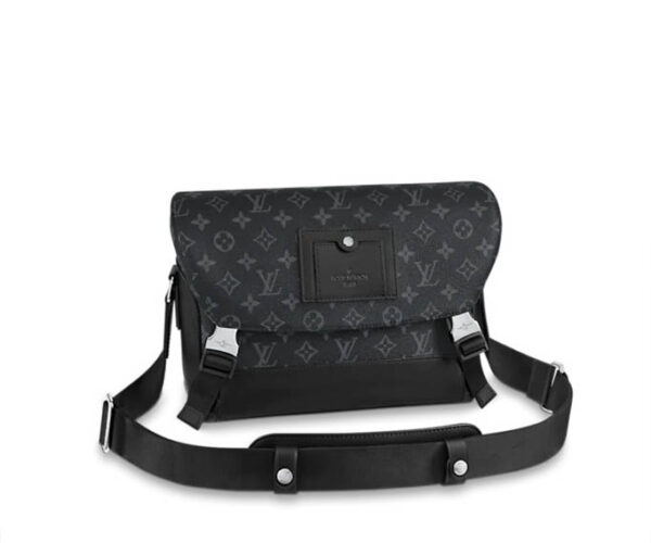 Túi đeo chéo Louis Vuitton siêu cấp họa tiết hoa đen TDCLV14