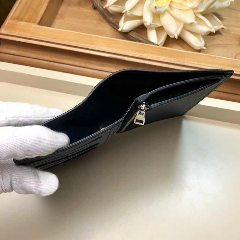  Ví đứng Louis Vuitton siêu cấp họa tiết caro đen VDLV01