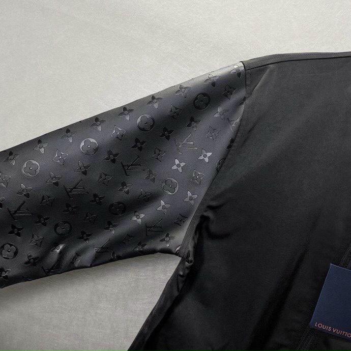 Áo nam Louis Vuitton siêu cấp họa tiết hoa tay da AOLV06