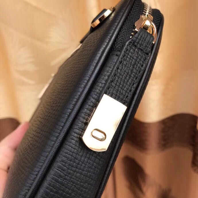 Ví nam Versace siêu cấp cầm tay hình hộp hoạ tiết logo VNVS18