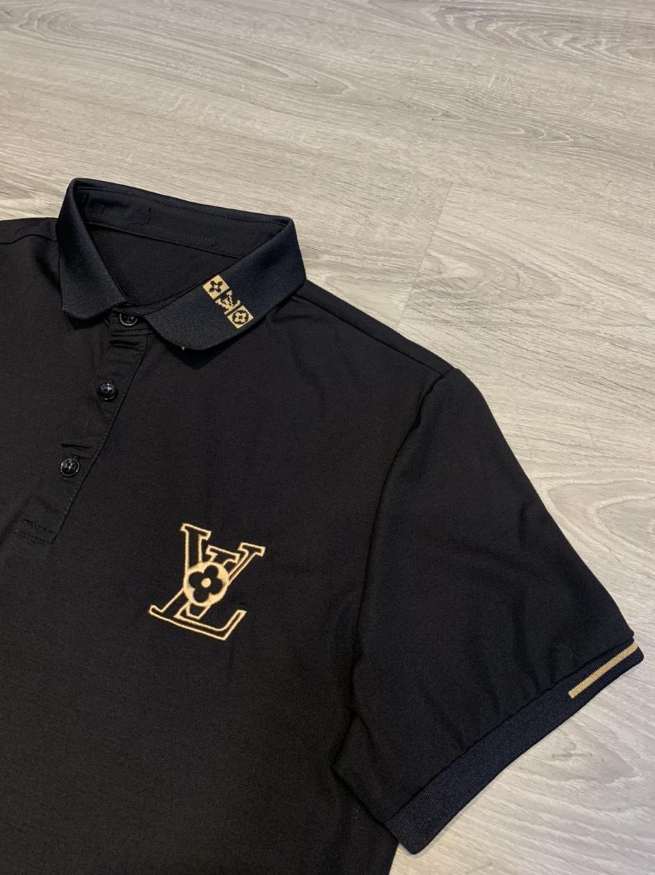 Áo phông Louis Vuitton siêu cấp hoạ tiết logo thêu APLV01