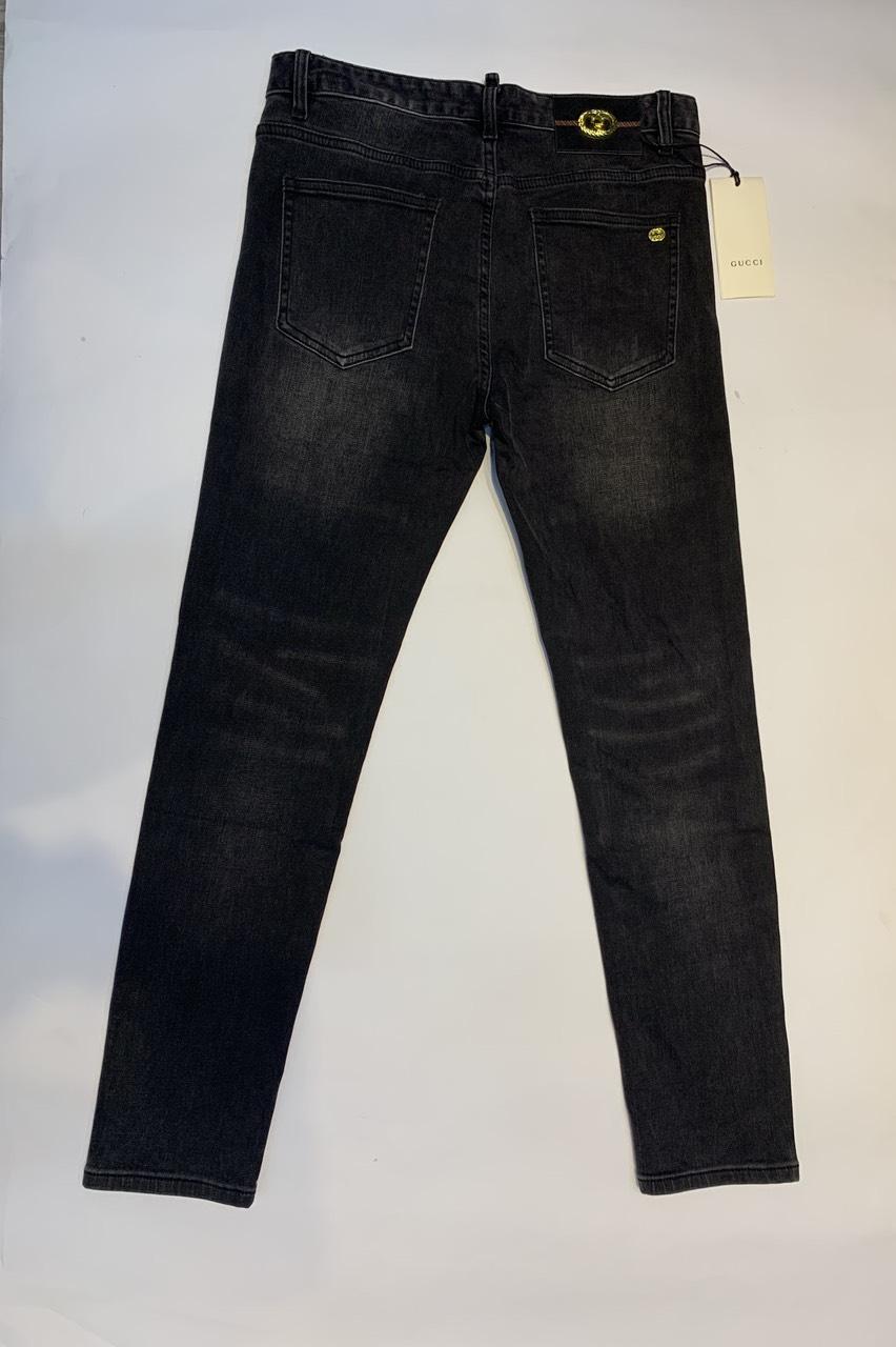 Quần bò Gucci nam siêu cấp Full đen QNGC01