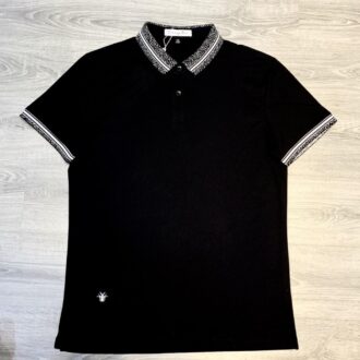 Áo phông Dior siêu cấp full đen họa tiết nhện trắng APD05