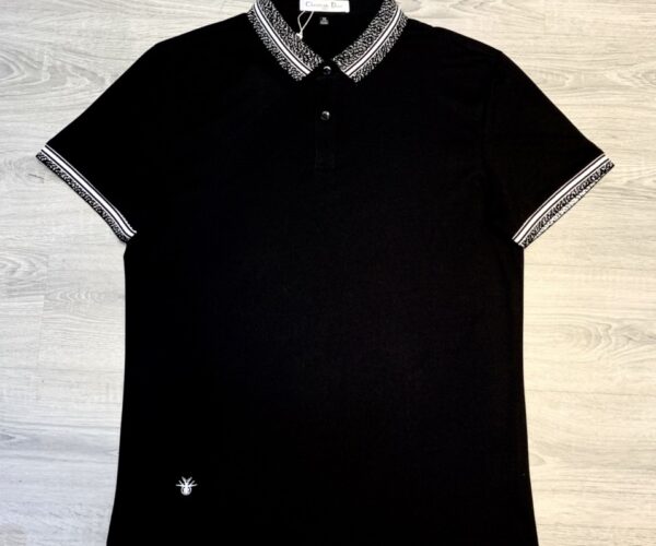 Áo phông Dior siêu cấp full đen họa tiết nhện trắng APD05