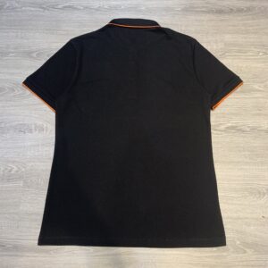 Áo phông Hermes siêu cấp màu đen hoạ tiết viền cam APH03