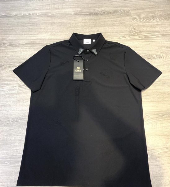 Áo phông Versace siêu cấp màu đen cổ đá APV01