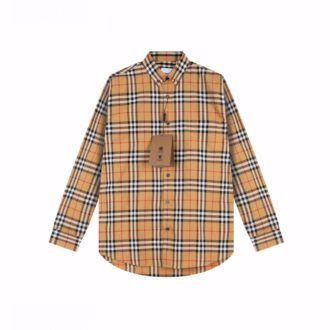 Áo sơ mi Burberry dài tay Cuthbert Shirt Beige màu be