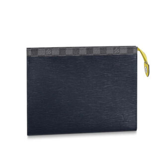 Clutch Louis Vuitton Pochette Voyage EPI PW Graph tag viền caro