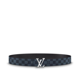 Dây lưng LV nam siêu cấp caro mặt trắng