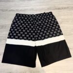 Quần short Gucci siêu cấp full đen logo NY thêu QSG2108