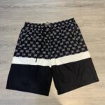 Quần short Gucci siêu cấp full đen logo NY thêu QSG2108