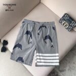 Quần short Thom Browne siêu cấp họa tiết cá heo QST2143