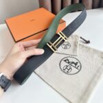 Thắt lưng Hermes mặt chữ H kép bản 3.2Cm Like Auth