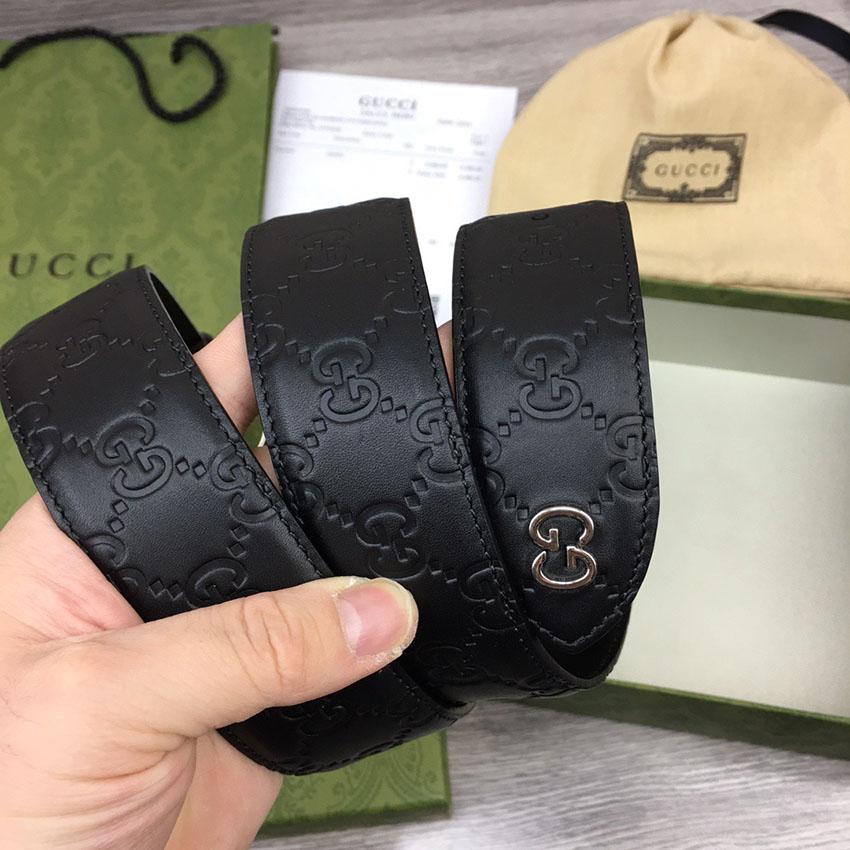 Thắt lưng nam Gucci siêu cấp họa tiết logo chữ G lồng TLGC74