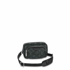 Túi đeo chéo Louis Vuitton like au hoạ tiết hoa đen chéo ngực TDCLV26