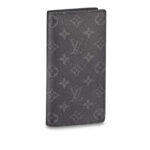 Ví gập Louis Vuitton họa tiết Hoa Monogram màu đen Like Auth