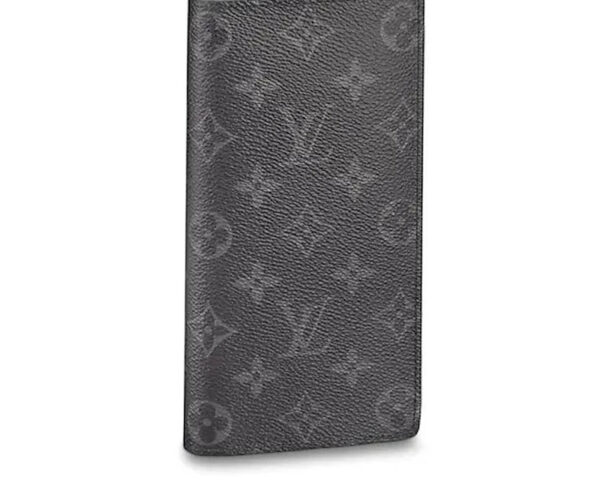 Ví gập Louis Vuitton họa tiết Hoa Monogram màu đen Like Auth