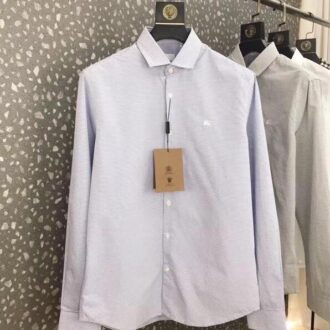 Áo sơ mi Burberry nam họa tiết kẻ ngang ASMB22