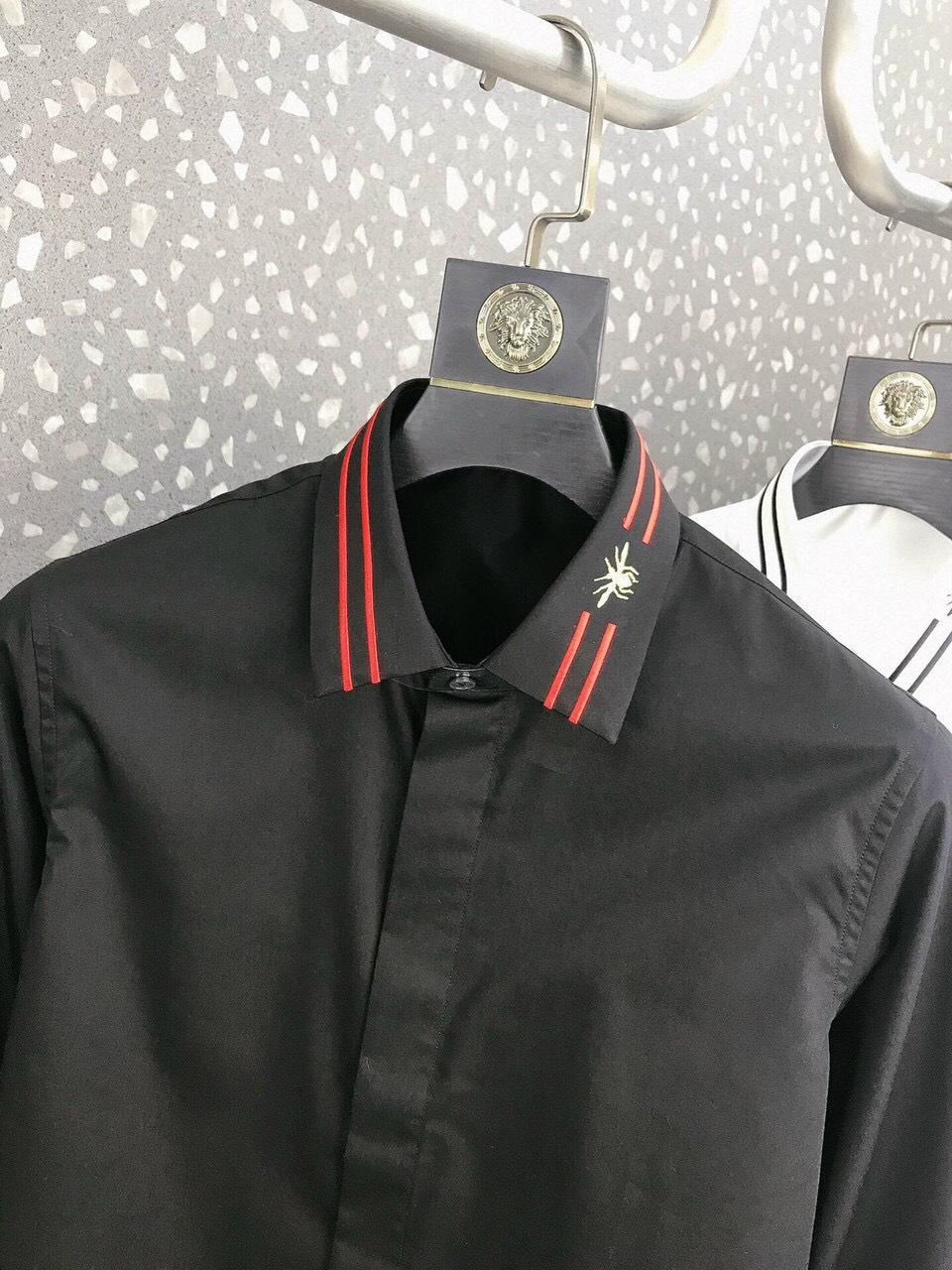 Áo sơ mi Dior họa tiết nhện ASMD01