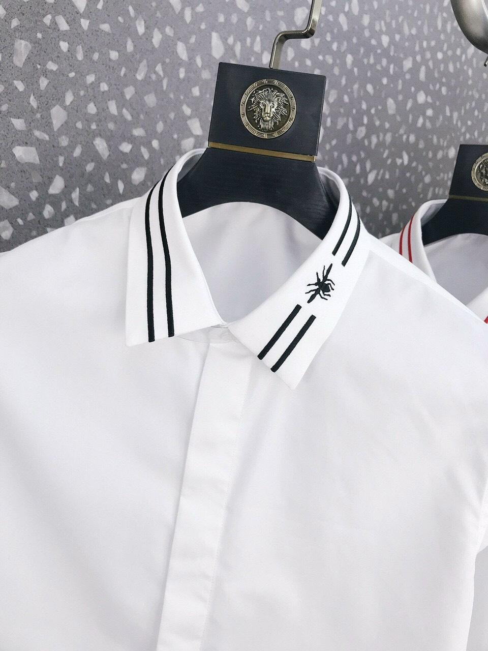 Áo sơ mi Dior họa tiết nhện ASMD01