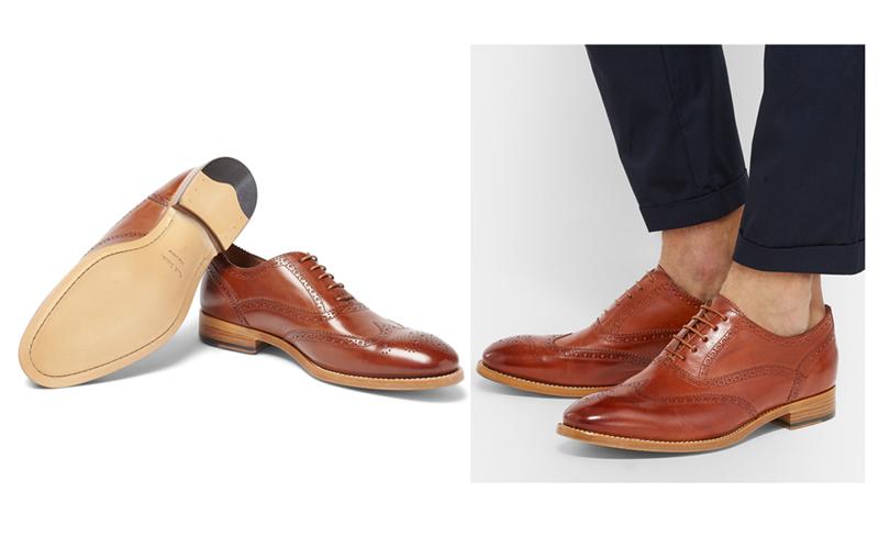 Giày Brogues có thiết kế rất tỉ mỉ,  mang phong cách châu Âu